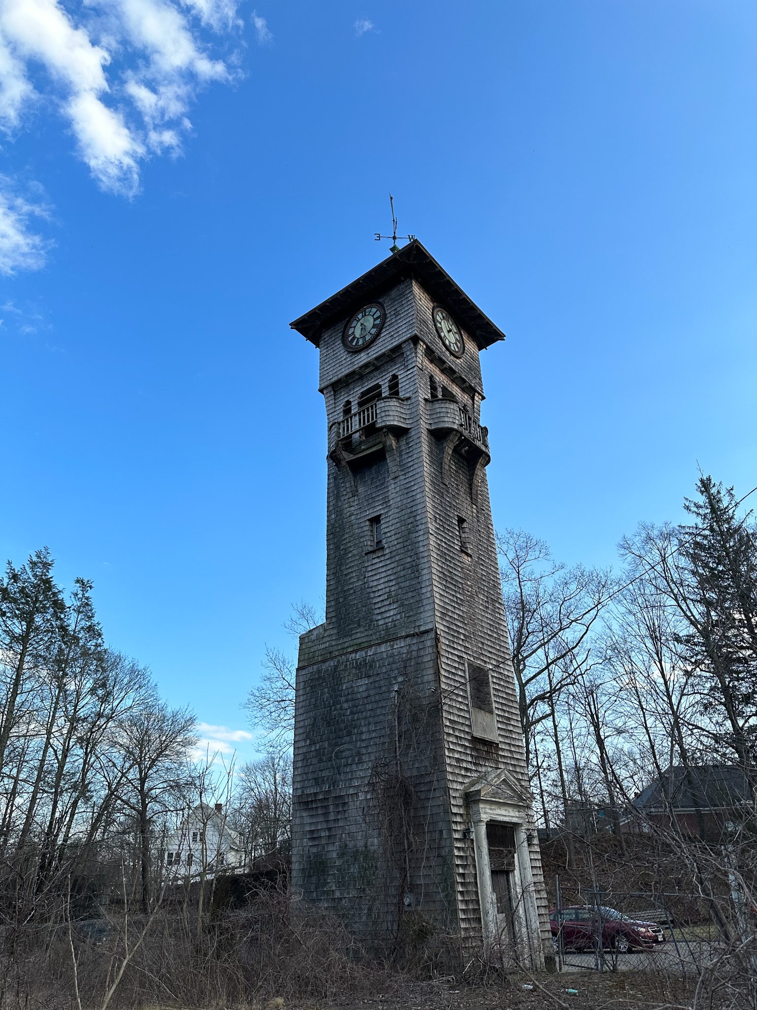 Bird Memorial Clock Tower Walpole, Massachusetts GoXplr